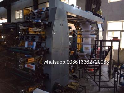 Chine Petit pain de couleur du professionnel 4 pour rouler la machine d'impression de sachet en plastique de machine d'impression de Flexo à vendre