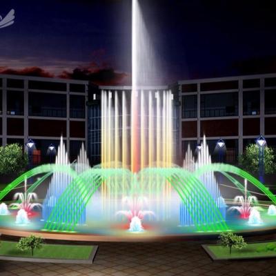 China decorative program control fountains dancing water fountain for sale