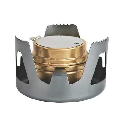 Cina Mini bruciatore per cucina portatile per campeggio picnic stufa da esterno pieghevole in alluminio in vendita