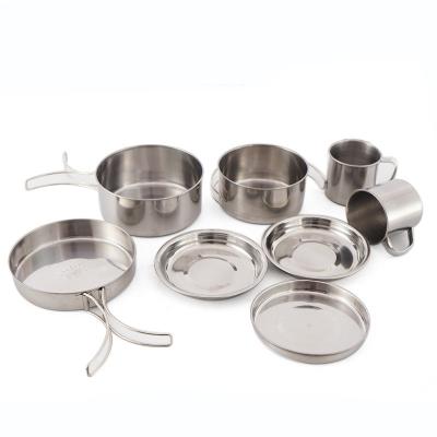 Cina Set di utensili da cucina in acciaio inossidabile di stile portatile per campeggio all'aperto a US 6.5 / pezzo in vendita