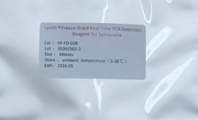 China Kit de detección de PCR en tiempo real de LyoDt® para Salmonella en polvo liofilizado en venta