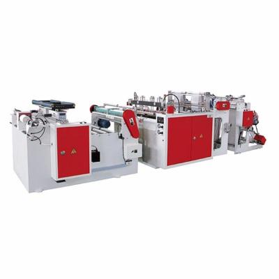 China Hotels Two Lines High Speed Semi-automatic Bag-on-Roll Making Machine With Core for sale