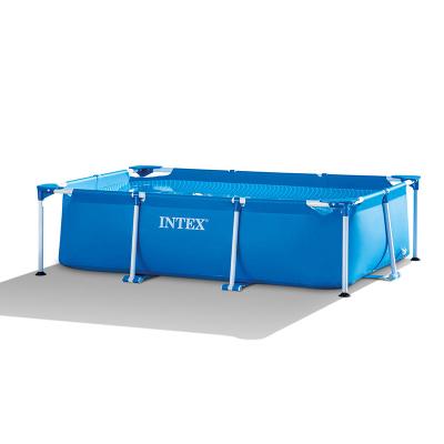 China Outdoor/Entertainment/Home Toys Hot Selling INTEX28110 Family Inflatable Rectangular Pools Above Ground Intex Swimming Pool for sale