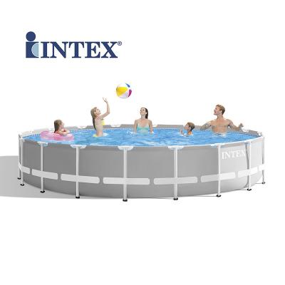China Outdoor/Entertainment/Home Toys Factory Wholesale INTEX26732 Family Large Around Intex Adult Plastic Outdoor Swimming Pool for sale