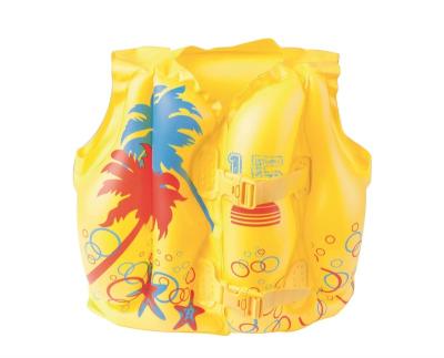 China Safety life jacket best way 32069cross-border water products for kids maple leaf pattern swimwear kids life jacket for sale