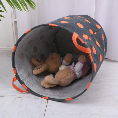 China Plain Linyi Large Wire Storage Basket Cotton Rope Baby Woven Laundry Basket With Handle for sale