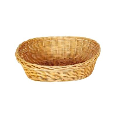 China Factory Supply Eco-Friendly Rattan Serving Tray Wicker Baskets Storage for sale