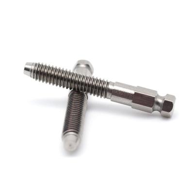 China High Quality Custom Electronics JIYAN Metal Turning Processing Male Thread Stainless Steel CNC Spindle for sale