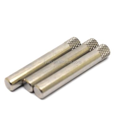 China Custom Electronics Precision CNC Machining Knurled Cylindrical Finger Pin Stainless Steel Pin Accessories for sale