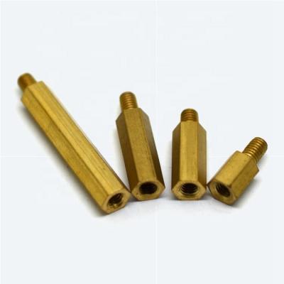 China Direct Selling Aluminum Precision Factory CNC Machining Brass Hex Pin for sale