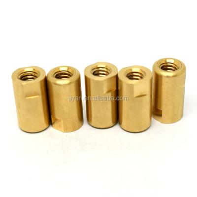 China Aluminum Custom CNC Turn Parts Precision CNC Brass Inne Threaded Parts for sale