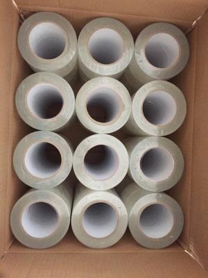 China Transparent Carton tape for packing.CARTON TAPE,48mic*69mm*144y color: white crystal. packing tape. for sale