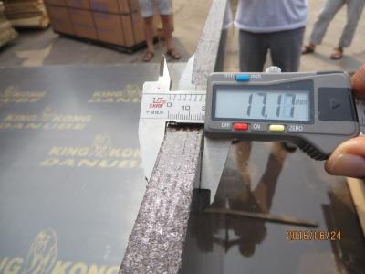 China ONE TIME PRESSED FINGER JOINT FILM FACED PLYWOOD.REUSED TIME: 3-5 TIMES.CHEAPEST PRICE.RECYLE PLYWOOD FOR IRAQ for sale