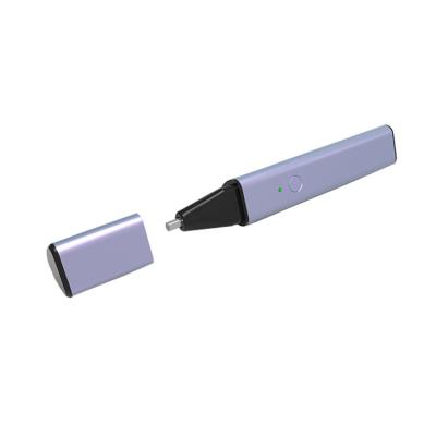 China Portable Steel Porcelain-Coated Mini Speed Cleaning Stains Ultrasonic Stain Removal Wash Pen for sale