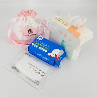China Factory Wholesale Disposable Skin Cleansing Makeup Cleansing Dry Soft Tissue Non Woven Fabric Facial Roll Cloth for sale
