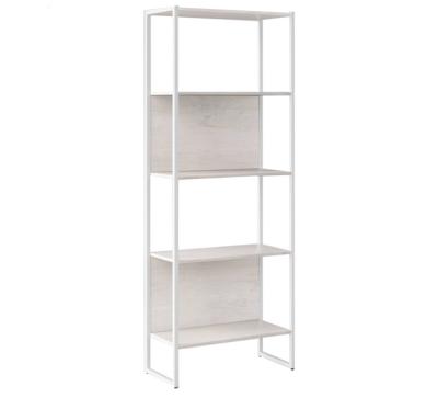 China Customized cheap single shelf 4 tier cube bookcase white home furniture for sale