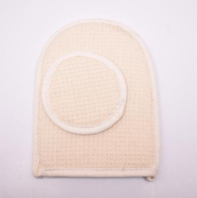China EXFOLIATING natural cleansing body shower exfoliating walf checks Bath glove and protective suit for sale