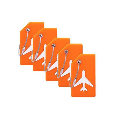 China Travel Silicone Luggage Tag Baggage Handbag School Bag Suitcase Instrument Tag Label for sale