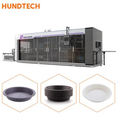 China Disposable Food Tray Lid Pressure Thermoforming Machine 600mm Width for sale