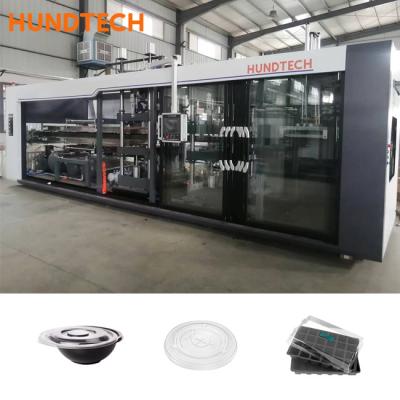 China Noodle Bowl PE PS Disposable Thermoforming Machine 720mm Length for sale