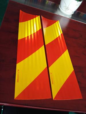 Chine Véhicule lourd Réflecteur Rouge Jaune Bandes Autocollant Camion Remorque Marquage rétroviseur à vendre
