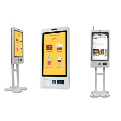 China Android/Win7/8/10 Operating System Self Service Kiosk with RFID Reader and Quick Ticket Printing for sale