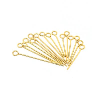 China E-Co Eye Friendly Line 0.5mm 0.6mm 0.7mm Diameter Stainless Steel Gold Pins Needles For Jewelry Making Necklace Bracelet Diy Jewelry Findings for sale