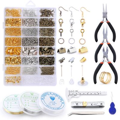 China FASHION Jewelry Making Alloy Accessories Jewelry Making Set Of Ring Earring Hook Jewelry Making Tools Copper Wire Consumables for sale