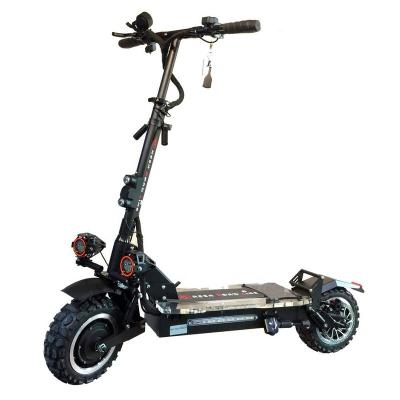 China Unisex Electric Kick Scooters 3600W 60V Dual Scooters With 20Ah Lithium Battery And 11' Cross Tires for sale