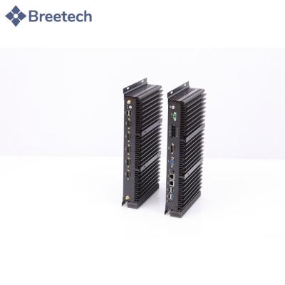 China 24 Hours Fanless Aluminum Alloy Working J1900 Processor 6xUSB 6xCOM Industrial Fanless PC i7 for sale