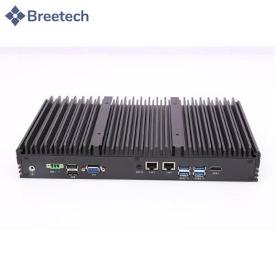 China Optional Alloy I5-7200U Dual Core Fanless Design 6xUSB 6xRS232 2*RS485 Industrial Chassis Computer Aluminum Case for sale