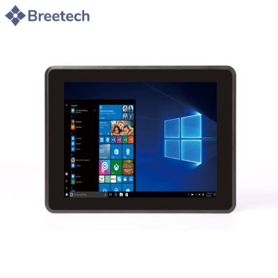 China 10 Inch Win7 Win8 Win10 Linux Ubuntu OS Ip65 Embedded Fanless Industrial Capacitive Touch Screen All In One Panel PC Computers 10 Inch for sale