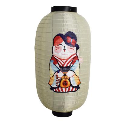 China Colorful Folding Japanese Japanese Lantern Outdoor Waterproof Sushi Cooking Barbecue Pot Hot Izakaya Japanese Festive Decorated Lantern for sale