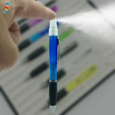 China Promotional Pen Fast delivery miracle spray ballpen alcohol pen with spray for sale