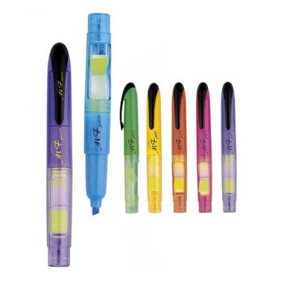 China office & Beautiful School Markers Text Marker Colorful Custom Highlighter Pen With Sticky Note for sale