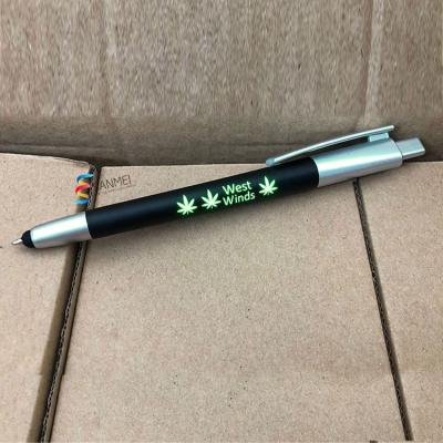 China Promotional Led Pen light up kugelschreiber ballpen pen logo promotion gift custom ballpoint pen for sale