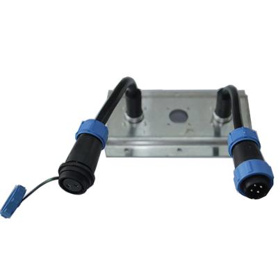 China Easy Installation Weipu SP17 IP68 Waterproof Connector Male Plug And Socket 2/3/4/5/6/7/12 Pin Panel Mount Cable Connector Aviation Female Connector for sale