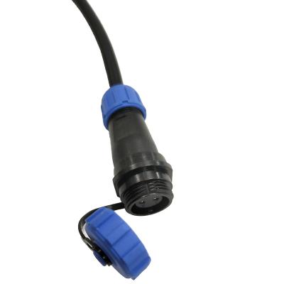 China Easy Installation 2 3 4 5 6 7 9 Pin TS/SP13 Straight Male IP68 Female Waterproof Cable Connector Threaded Waterproof Cable Power Connector for sale