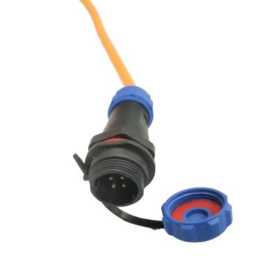 China Easy installation IP67 outdoor waterproof electrical plug and socket TS21cable connector male and female connector 2 3 4 5 6 7 9pin cable for sale