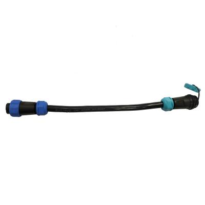 China Widely used Customized IP68 SP/TS21aviation double end connector plastic waterproof outdoor male to female cable for device power signal for sale