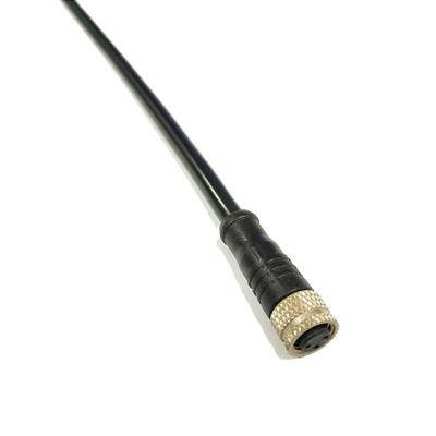 China Hot Type M8 3 Pin Angle IP67 Pin Sensor Connector Cable Solder Soldering Circular Connector Male Or Female Straight Waterproof Connector for sale