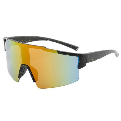 China Fashionable Design Half Frame Sun Glasses Outdoor Sports UV400 8304 Anti Wind And Dust Proof Rising Increasing Sun Glasses for sale