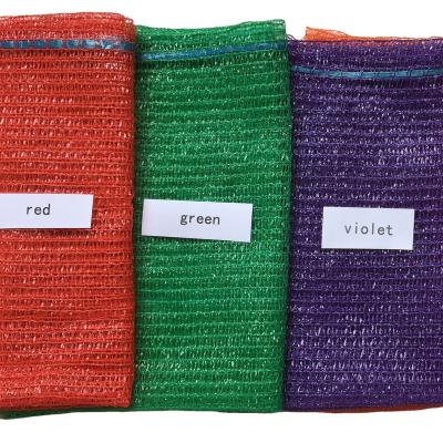 China 50x80cm Agriculture Packing Potato Onion Fruit Fruit Mesh Bag Raschel for sale