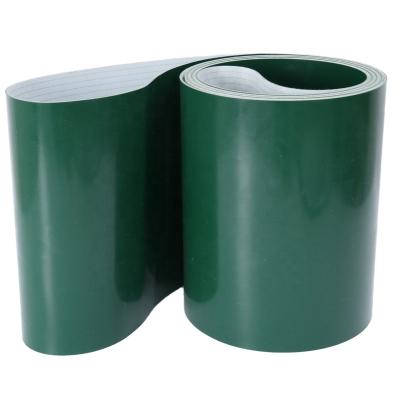 China Construction works 1200mm PVC Green Flat Conveyor Belt Manufacturer For Automatic Packing Machine And For Chicken Feeds Processing for sale