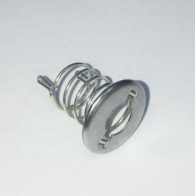 China Coil Contact Damper Spring With Metal Plate For Household Appliances for sale