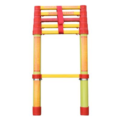 China Single Insulated Folding Ladders 2.5m Telescopic Ladder For Outdoor Work for sale