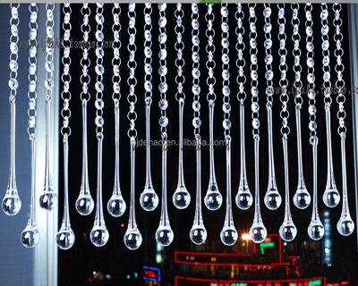 China 14mm Octagons Chandelier Black Crystal Bead Chain for sale