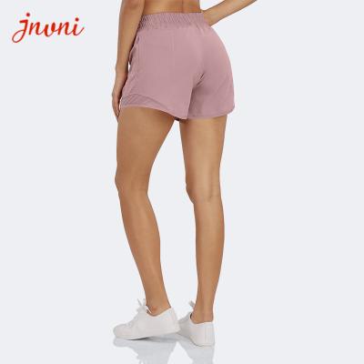 China 130gsm Wear Active Yoga Shorts Quick Dry Loose Fit Reflective Mesh for sale