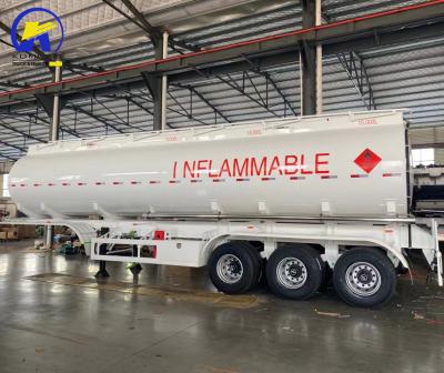 中国 3軸 40000L 燃料油 ガソリン 原油タンク 半トレーラー ブレーキシステム 販売のため