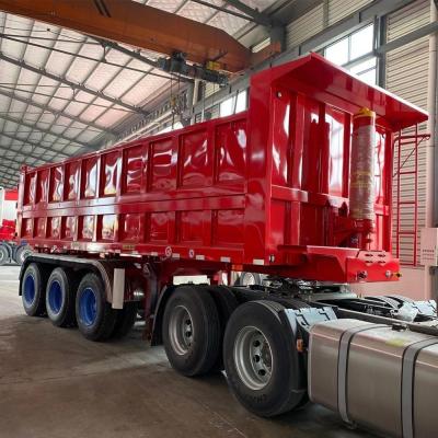 Chine 60 tonnes 3 essieux Fuwa Bwp remorque à décharge pour le transport lourd à vendre